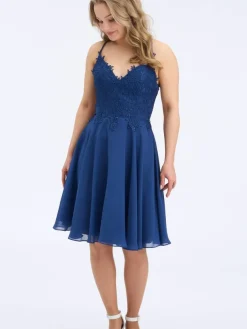 Dazzling Zazabella Lyhyet Juhlamekot|mekko H4619S-CHIFFON