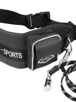 talutusvyö suurille koirille 110 cm musta>D&D Sports Outlet