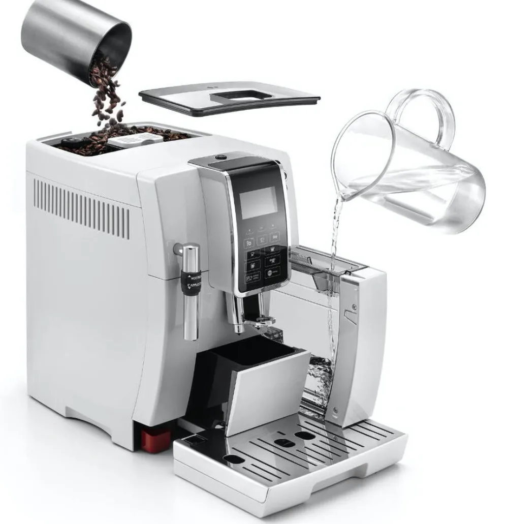 DeLonghi Kahvi Ja Kuumat Juomat|kahviautomaatti Dinamica valkoinen