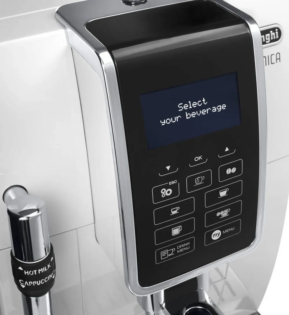 DeLonghi Kahvi Ja Kuumat Juomat|kahviautomaatti Dinamica valkoinen