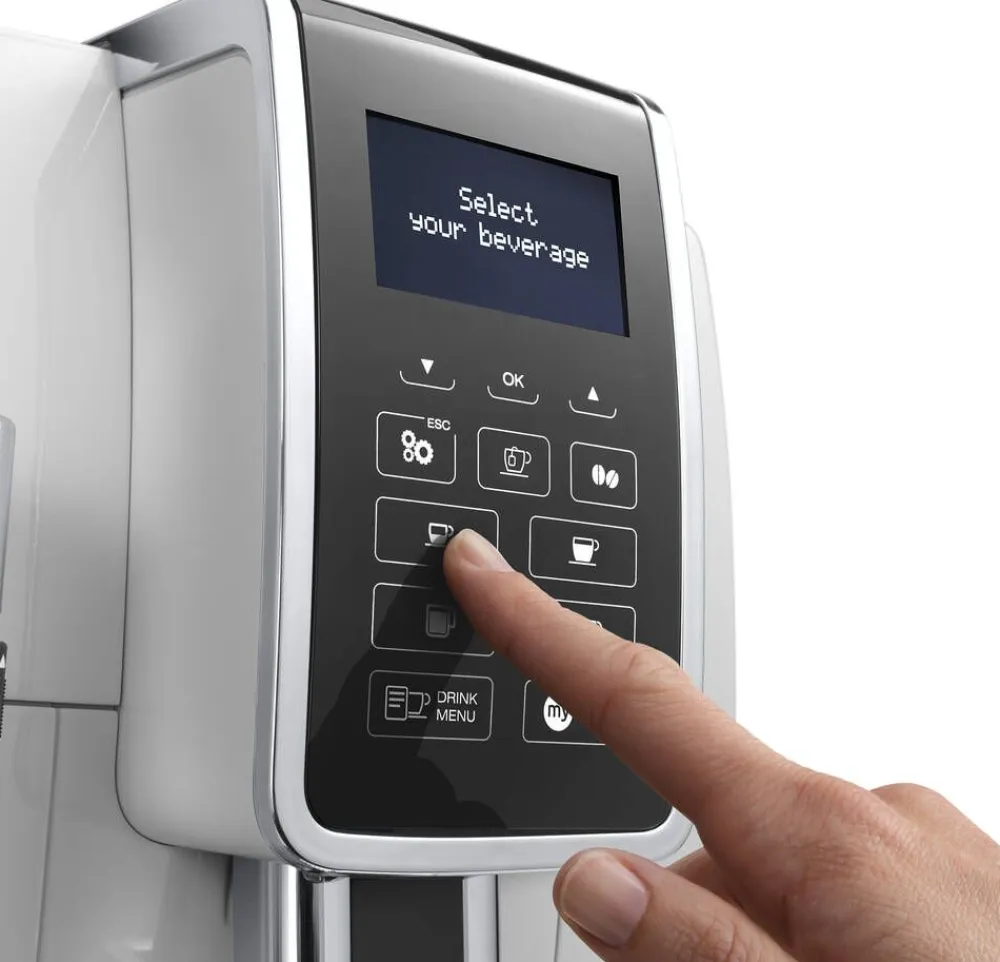DeLonghi Kahvi Ja Kuumat Juomat|kahviautomaatti Dinamica valkoinen