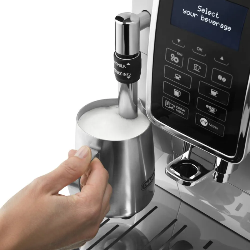 DeLonghi Kahvi Ja Kuumat Juomat|kahviautomaatti Dinamica valkoinen