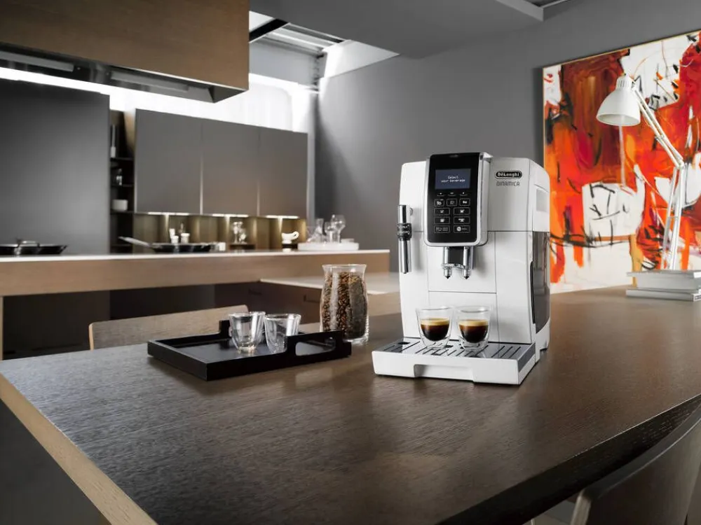 DeLonghi Kahvi Ja Kuumat Juomat|kahviautomaatti Dinamica valkoinen