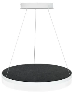 Design by Grönlund Acoustic Circulo 60 kattovalaisin musta 3000K><noscript><img width=