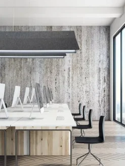 Design by Grönlund Acoustic Line 140 kattovalaisin tummanharmaa 4000K><noscript><img width=