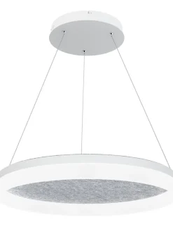 Design by Gru00f6nlund Sisustusvalaisimet|Design by Grönlund Acoustic Circulo 60 kattovalaisin vaaleanharmaa 4000K