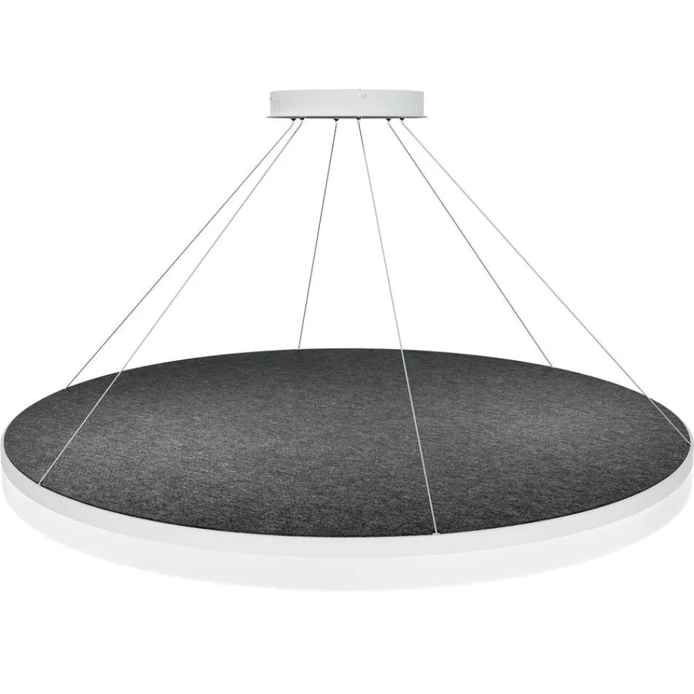 Design by Grönlund Acoustic Circulo 120 kattovalaisin tummanharmaa 4000K>Design by Gru00f6nlund Discount