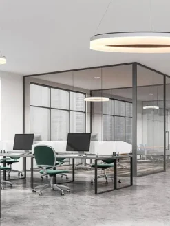 Design by Grönlund Acoustic Circulo 120 kattovalaisin tummanharmaa 4000K><noscript><img width=