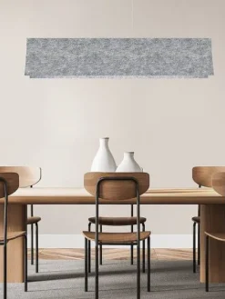 Design by Gru00f6nlund Sisustusvalaisimet|Design by Grönlund Acoustic Line 140 kattovalaisin vaaleanharmaa 3000K