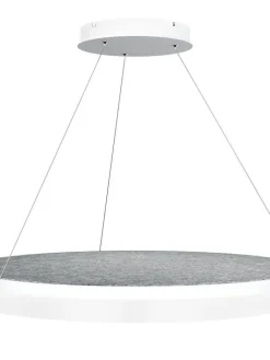 Design by Grönlund Acoustic Circulo 80 kattovalaisin vaaleanharmaa 4000K><noscript><img width=