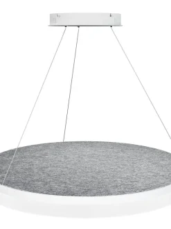 Design by Grönlund Acoustic Circulo 80 kattovalaisin vaaleanharmaa 4000K><noscript><img width=