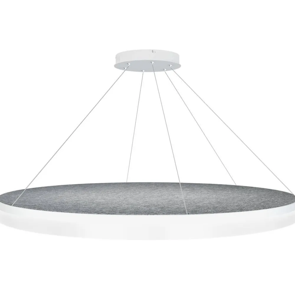 Design by Grönlund Acoustic Circulo 120 kattovalaisin vaaleanharmaa 4000K>Design by Gru00f6nlund Clearance