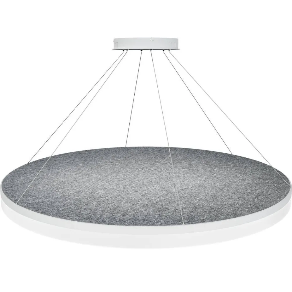 Design by Grönlund Acoustic Circulo 120 kattovalaisin vaaleanharmaa 4000K>Design by Gru00f6nlund Clearance