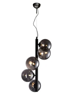 Design by Gru00f6nlund Sisustusvalaisimet|Design by Grönlund Glasgow 5 Vertical kattovalaisin savulasi