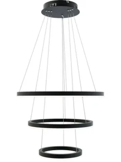 Design by Gru00f6nlund Sisustusvalaisimet|Design by Grönlund Layer 3 Led kattovalaisin musta