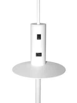 Design by Gru00f6nlund Sisustusvalaisimet|Design by Grönlund Vigo USB lattiavalaisin valkoinen