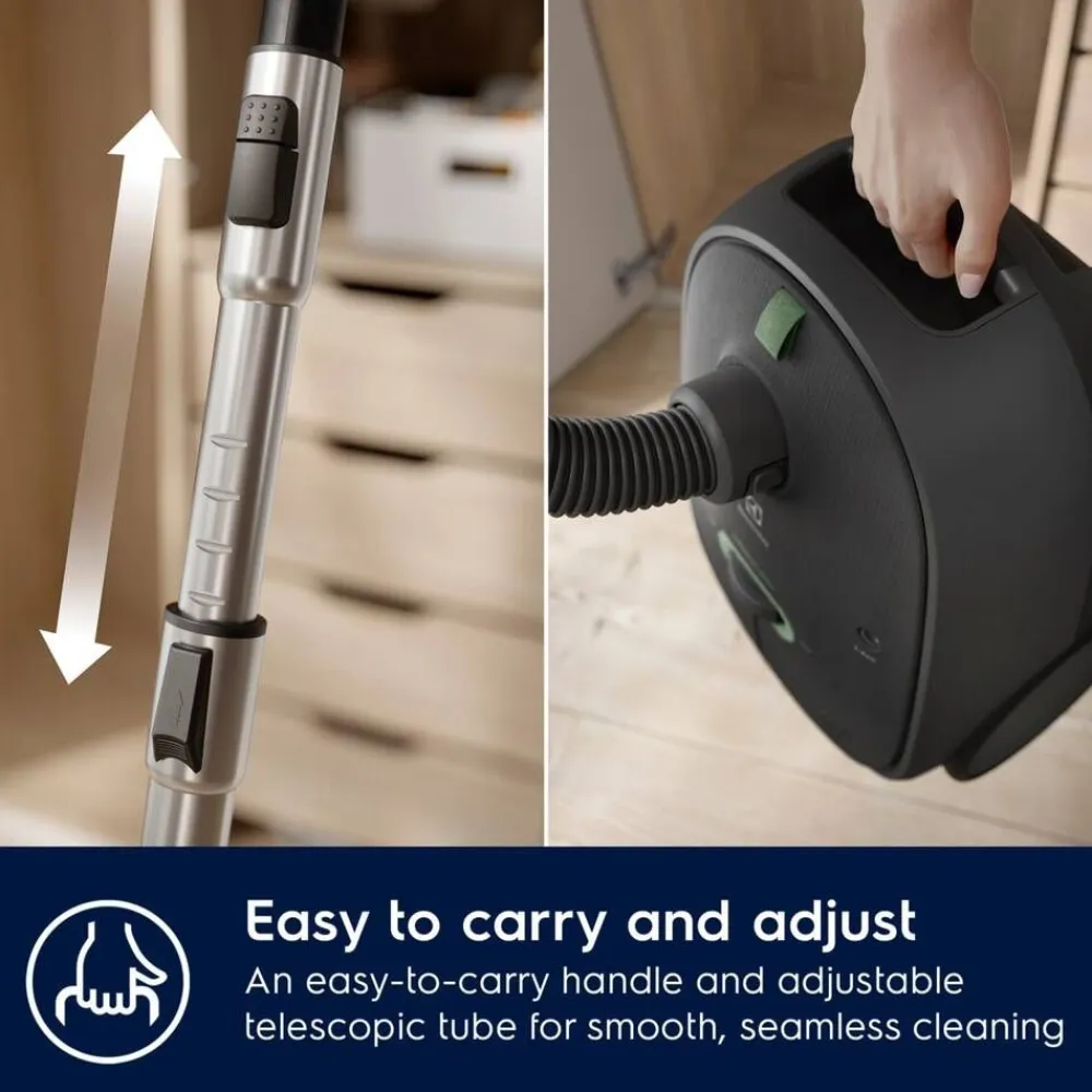 Electrolux Silitys Ja Siivous|pölynimuri Clean 600 Green Bagged EB61C2GRN harmaa