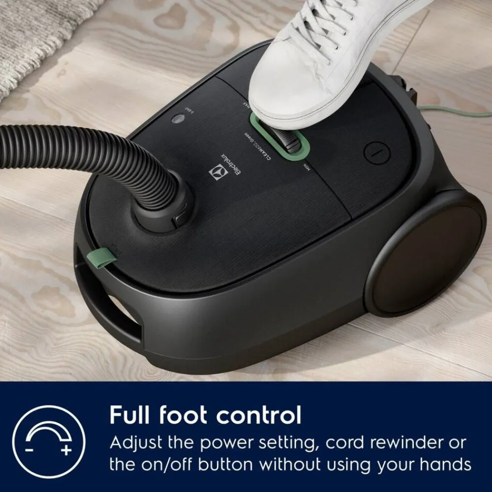 Electrolux Silitys Ja Siivous|pölynimuri Clean 600 Green Bagged EB61C2GRN harmaa