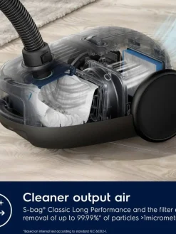 Electrolux Silitys Ja Siivous|pölynimuri Clean 600 Green Bagged EB61C2GRN harmaa