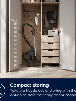 Electrolux Silitys Ja Siivous|pölynimuri Clean 600 Green Bagged EB61C2GRN harmaa