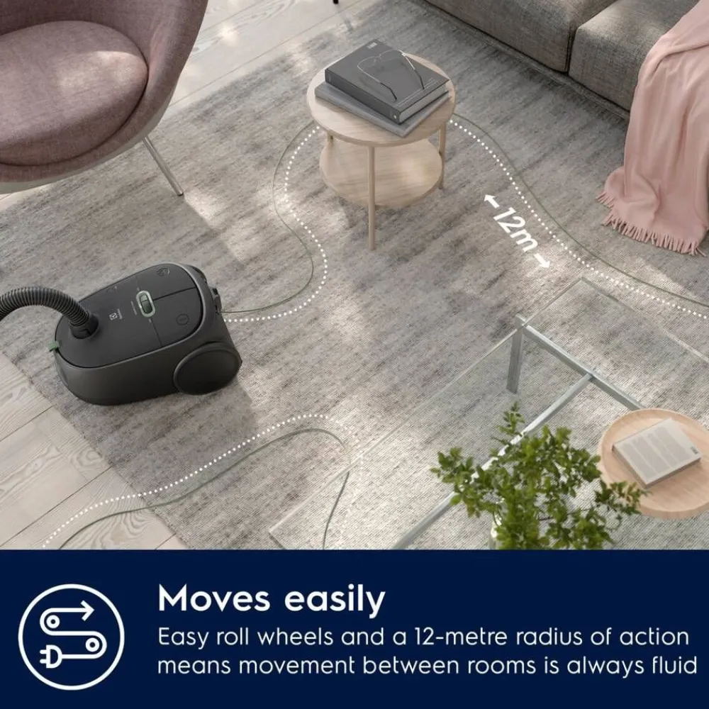 Electrolux Silitys Ja Siivous|pölynimuri Clean 600 Green Bagged EB61C2GRN harmaa