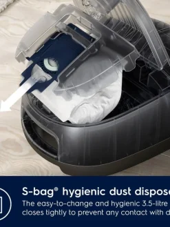 Electrolux Silitys Ja Siivous|pölynimuri Clean 600 Green Bagged EB61C2GRN harmaa