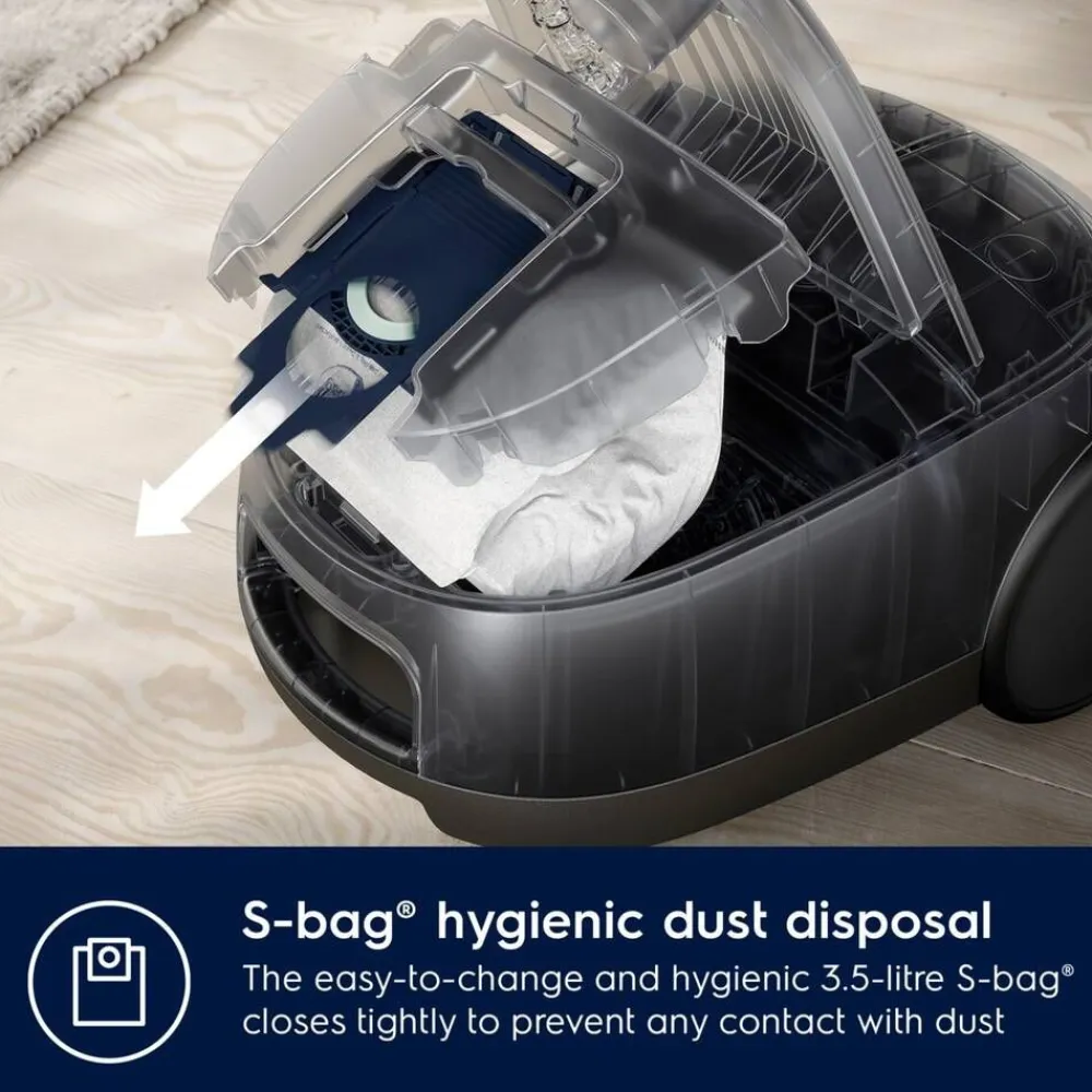 Electrolux Silitys Ja Siivous|pölynimuri Clean 600 Green Bagged EB61C2GRN harmaa