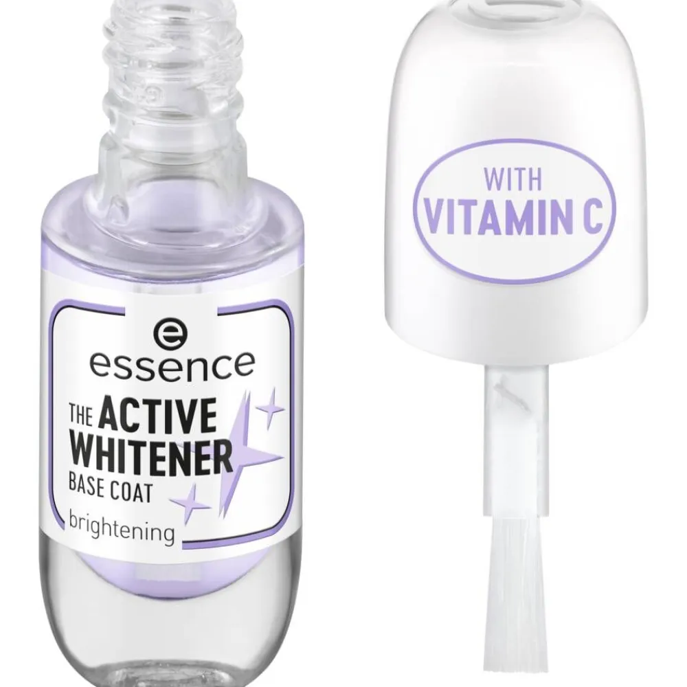 Essence Kynsilakat Ja -Tarvikkeet|aluslakka The Active Whitener base coat