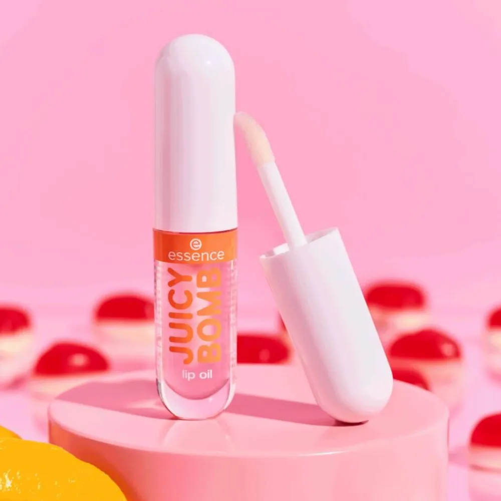 huuliöljy JUICY BOMB PARTY lip oil 01>Essence New