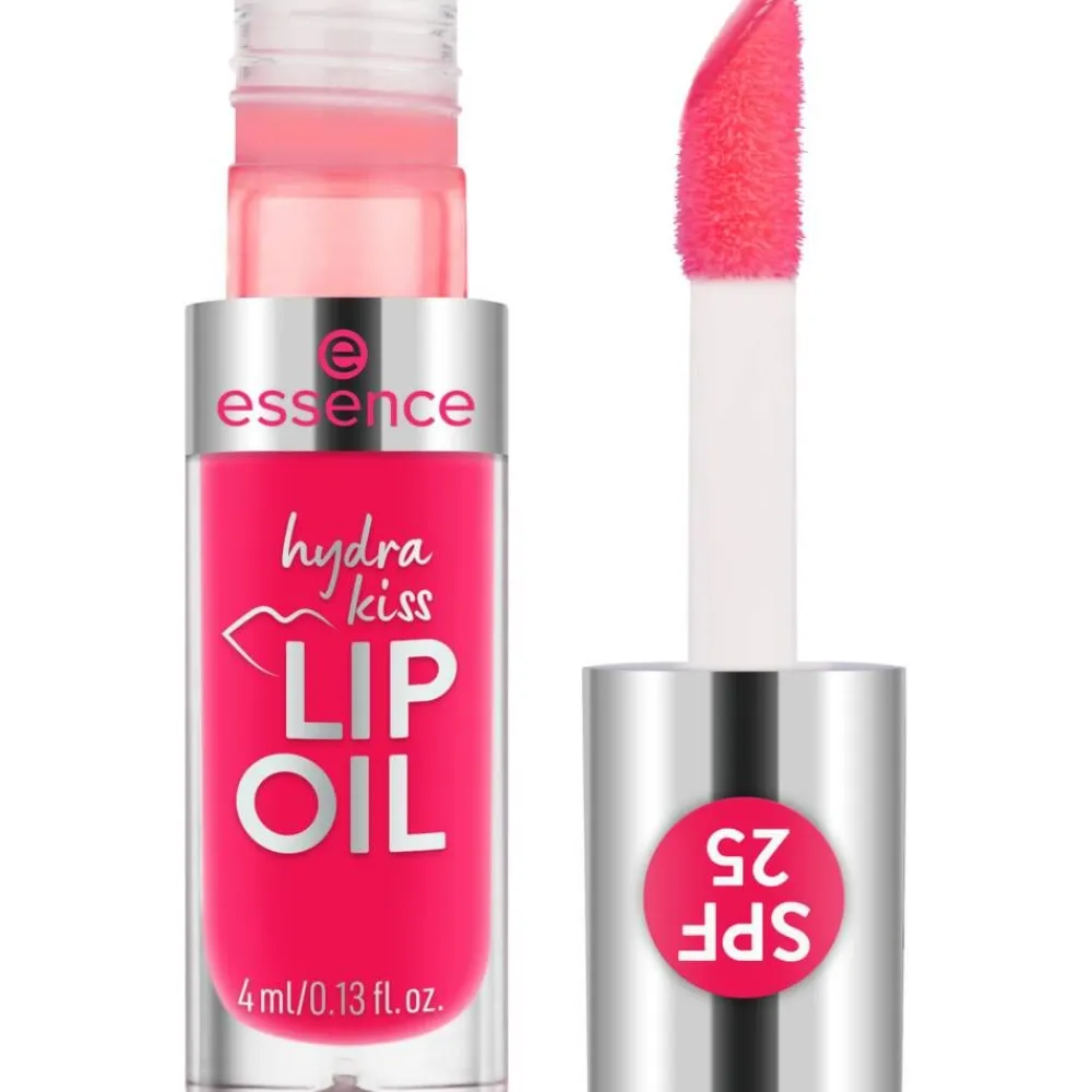 Essence Meikit|huuliöljy PINK SQUEEZE, PLEASE! hydra kiss lip oil 1