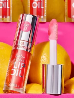 Essence Meikit|huuliöljy PINK SQUEEZE, PLEASE! hydra kiss lip oil 1