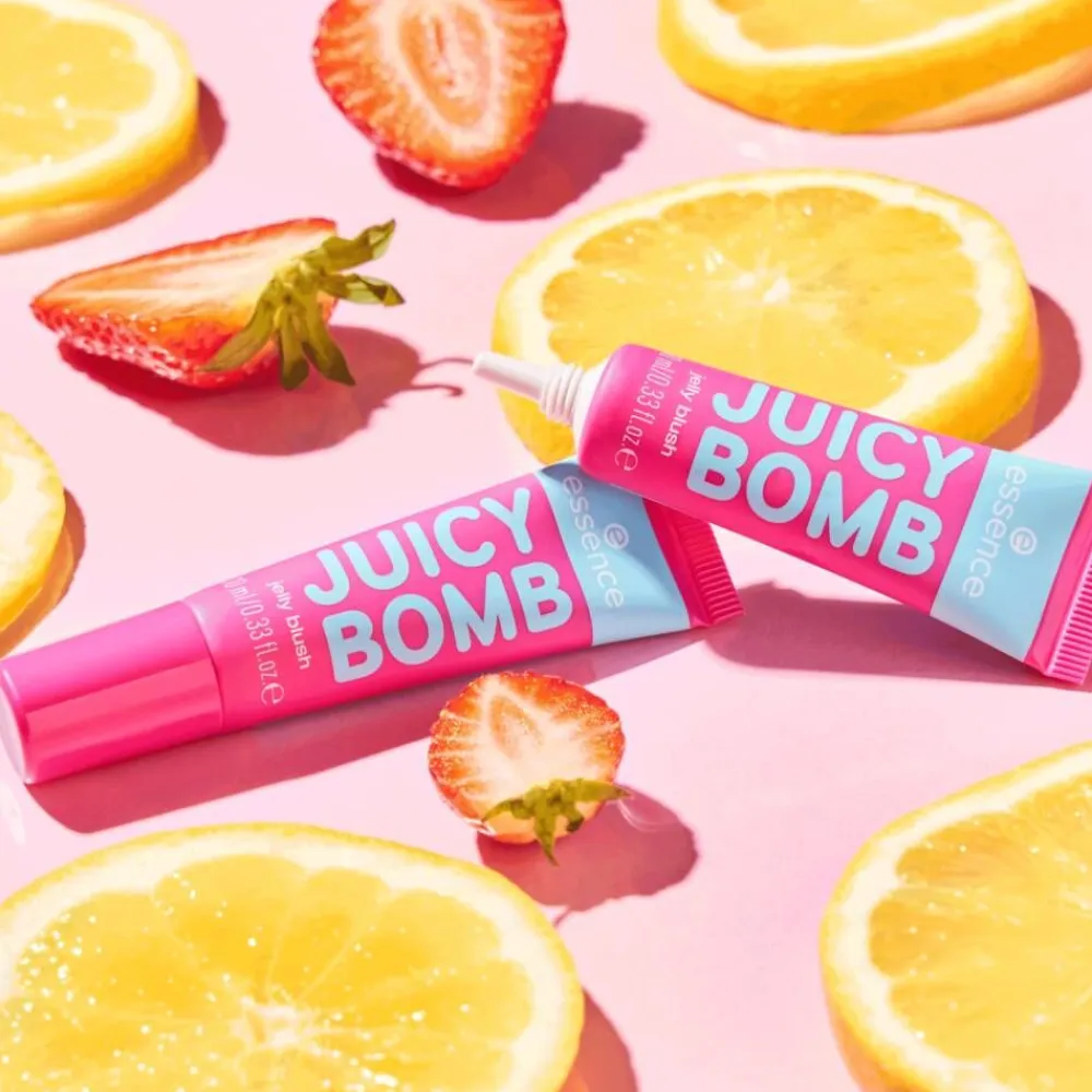 Essence Meikit|poskipuna JUICY BOMB PARTY jelly blush 01