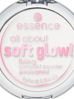 Essence Meikit|puuteri All About Soft Glow! fixing compact powder w