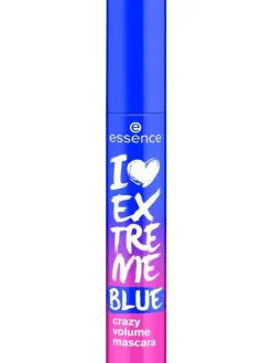 Essence Meikit|ripsiväri I Love Extreme Blue crazy volume mascara