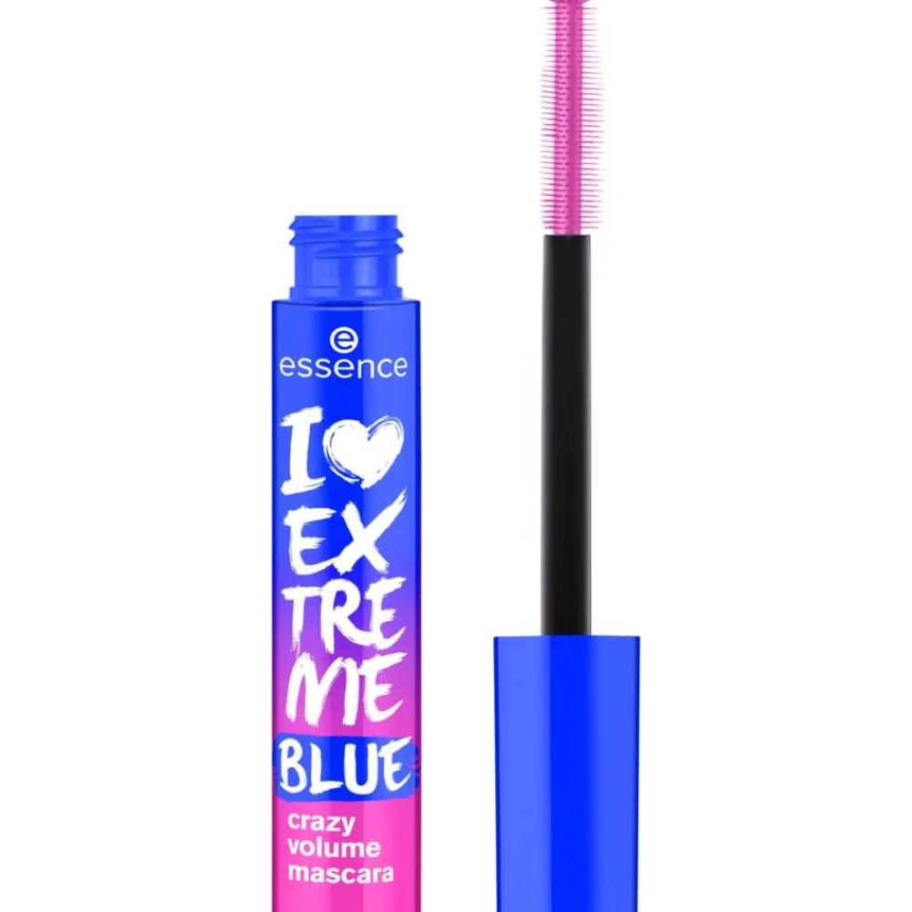 Essence Meikit|ripsiväri I Love Extreme Blue crazy volume mascara