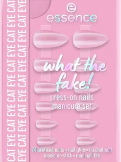 Essence Kynsilakat Ja -Tarvikkeet|Meikit|tekokynnet What The Fake! Press-On nails manicure set