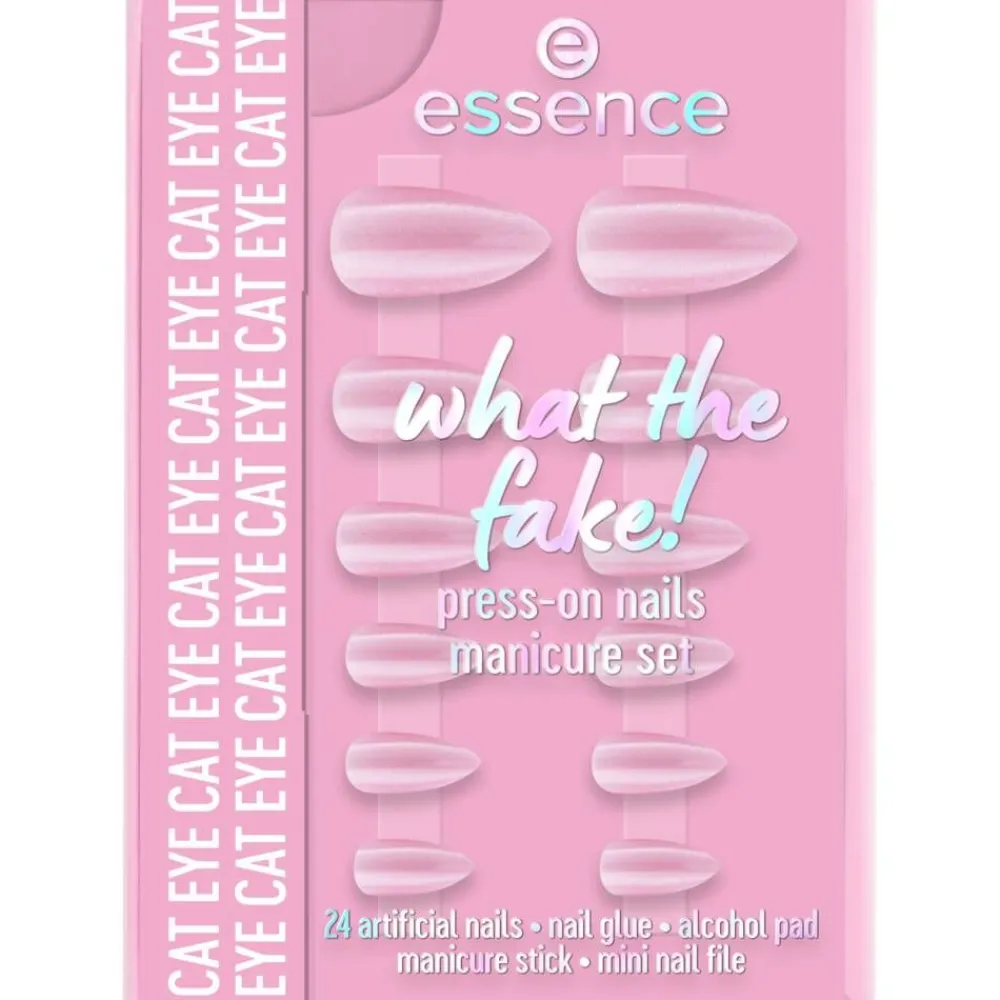Essence Kynsilakat Ja -Tarvikkeet|Meikit|tekokynnet What The Fake! Press-On nails manicure set