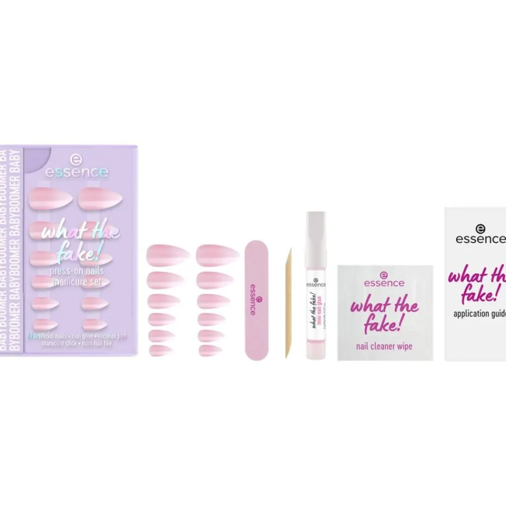 tekokynnet What The Fake! Press-On nails manicure set>Essence Outlet