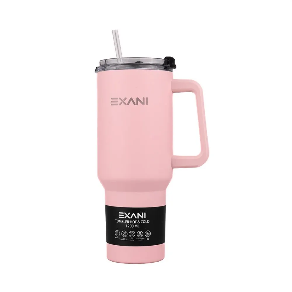 Exani Retkeilytarvikkeet|termosmuki Tumbler 1,2 l pinkki