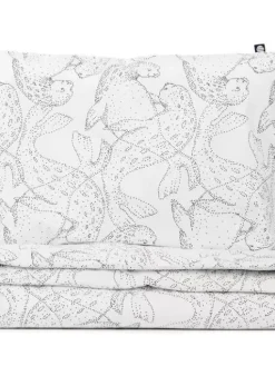 Familon Lastenhuone|Vuodetekstiilit|Norppa Organic lasten pl+tl setti mustavalk 120x160/40x60