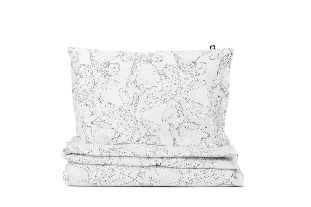 Familon Lastenhuone|Vuodetekstiilit|Norppa Organic vauvan pussilakanasetti mu-va 85x125/35x45