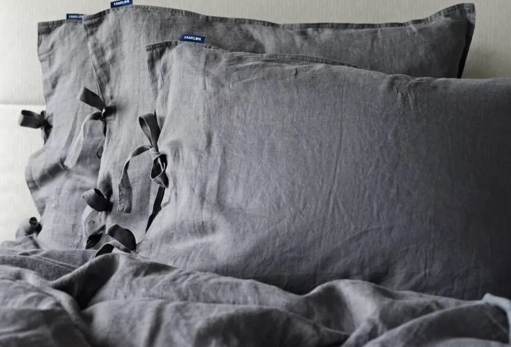 Pellava pussilakanasetti t.harm 150x200/50x60>Familon Sale