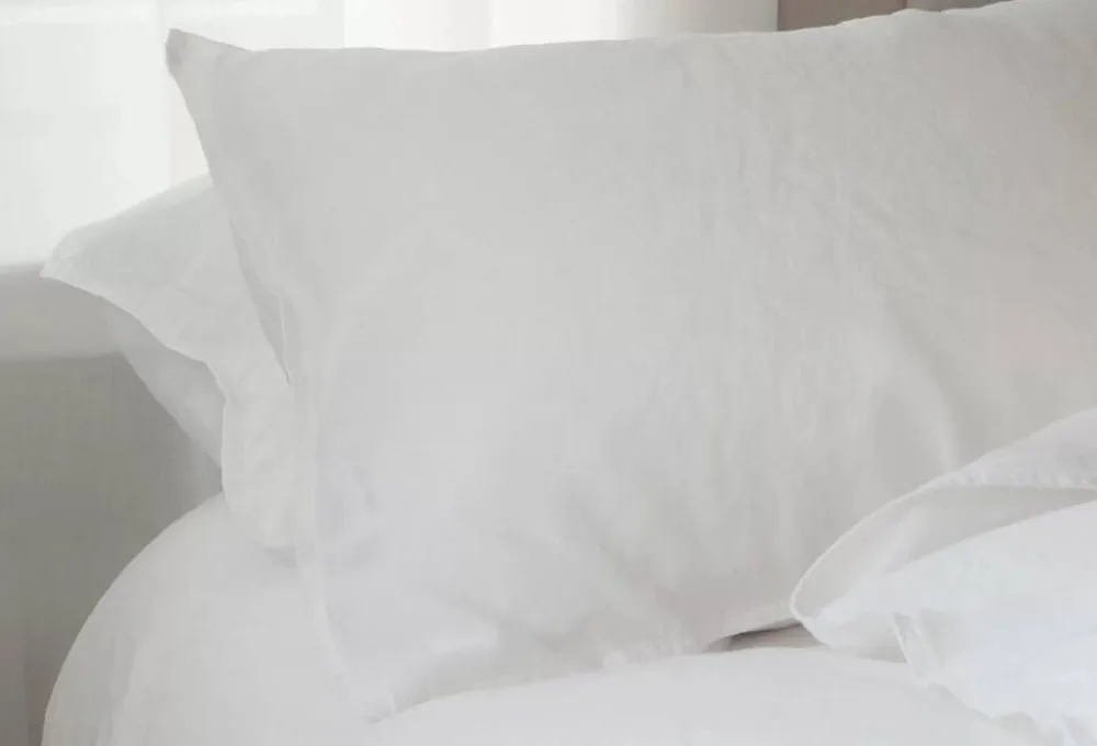 Pellava pussilakanasetti valk 150x200/50x60>Familon Discount