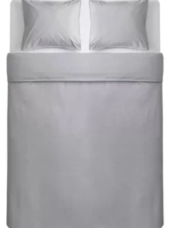 Familon Vuodetekstiilit|Percale pussilakanasetti tupla harmaa 230x220/2x55x65