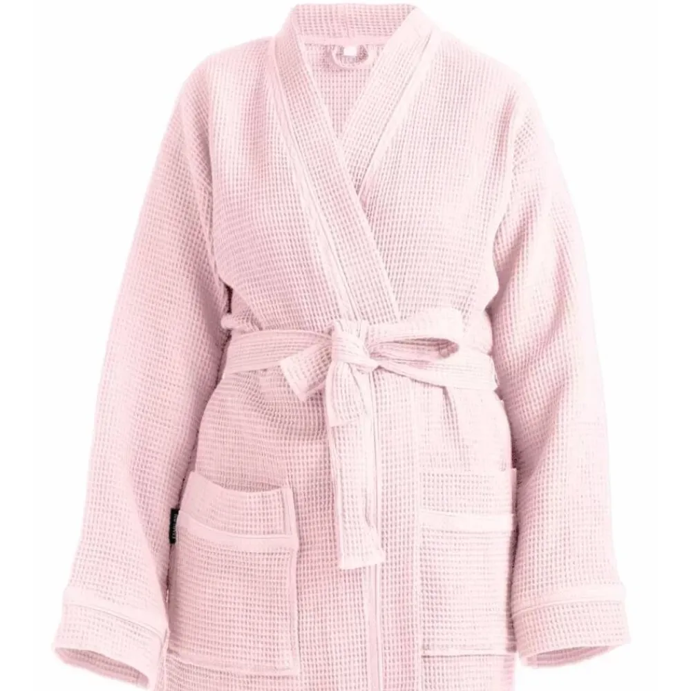 Familon Kylpyhuone- Ja Saunatekstiilit|Kylpyhuone- Ja Saunatekstiilit|Vohveli kylpytakki puuteri