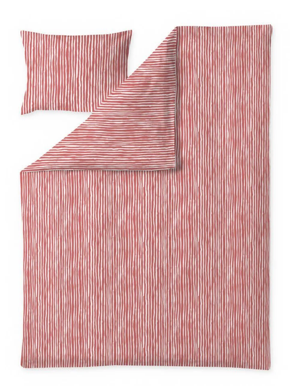 Finlayson Vuodetekstiilit|pussilakanasetti Tiuhta 150x210 + 50x60 cm punaine