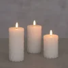Finnlumor Koriste- Ja Kausivalot|LED-kynttiläsarja Carisma 3D liekki 3-os.