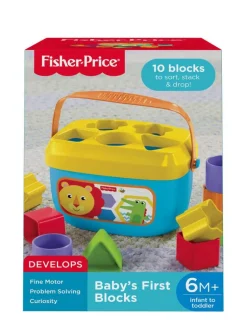 Fisher-Price Vauva- Ja Taaperolelut|palikkaämpäri Baby'S First Blocks