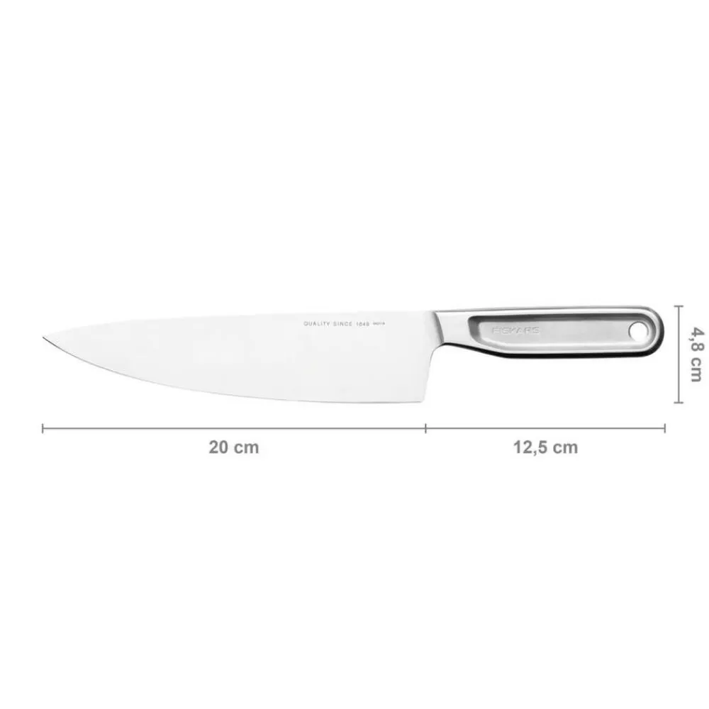 Fiskars Veitset Ja Leikkuulaudat|All Steel iso kokinveitsi