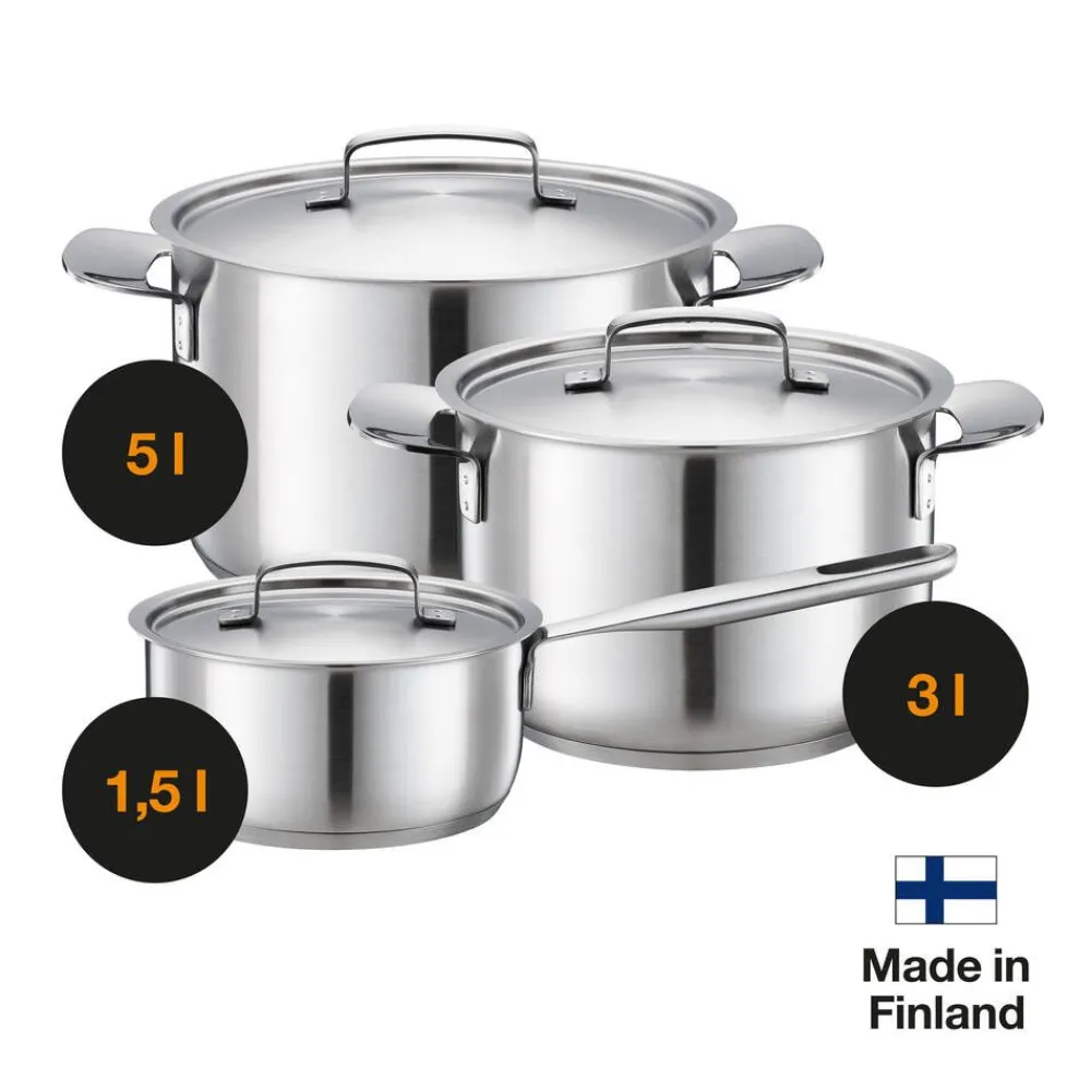 Fiskars Keittoastiat|All Steel kattila 5 L